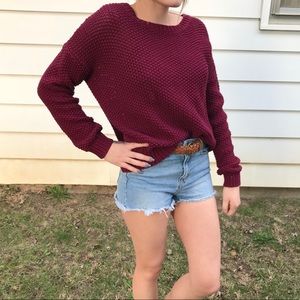 Maroon Billabong Sweater